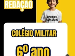 Imagem REDAÇÃO PARA O COLÉGIO MILITAR 6º ano 