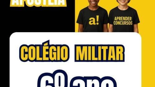 Imagem Apostilas para o Colégio Militar! 
