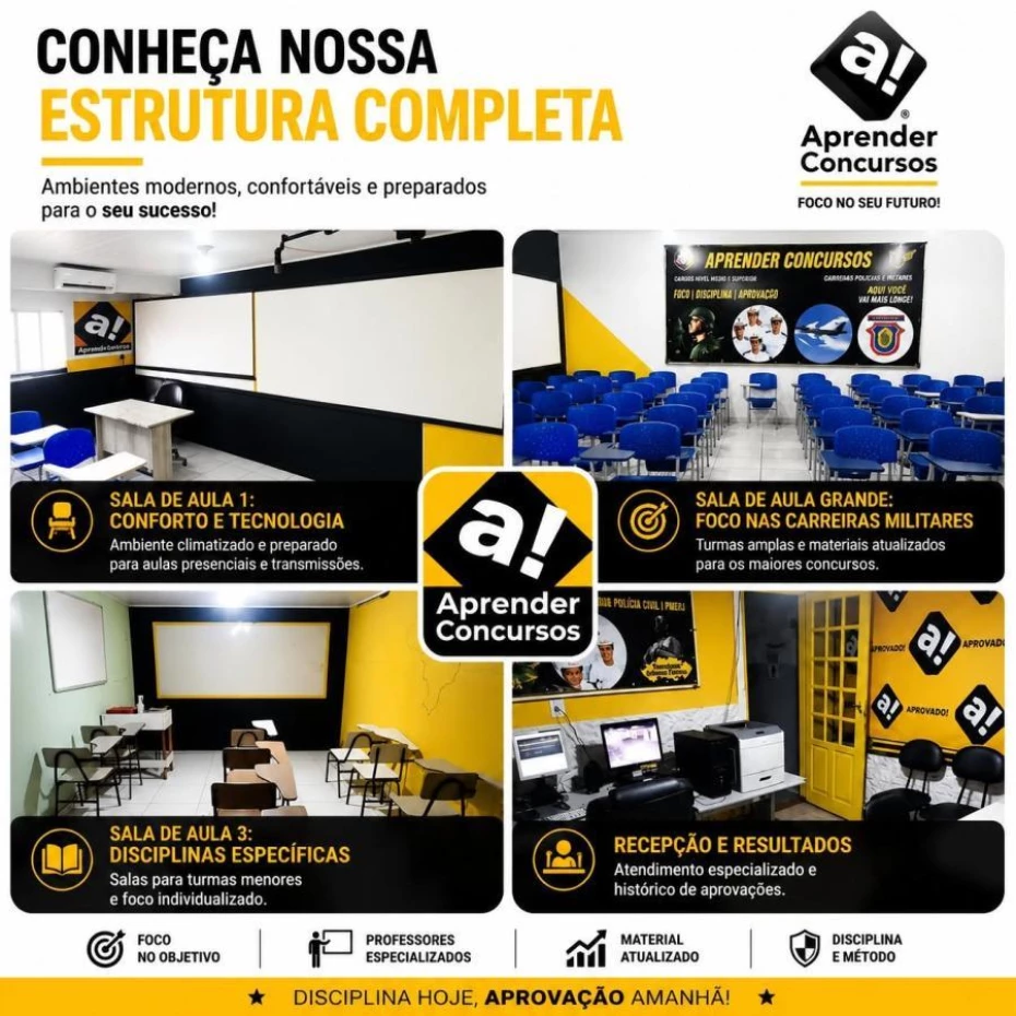 Foto 9:  — Aprender Concursos  -   Reforço Escolar 