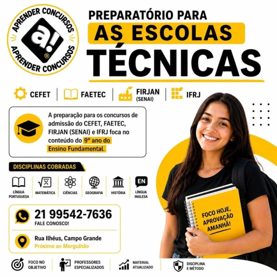 Foto 3:  — Aprender Concursos  -   Reforço Escolar 