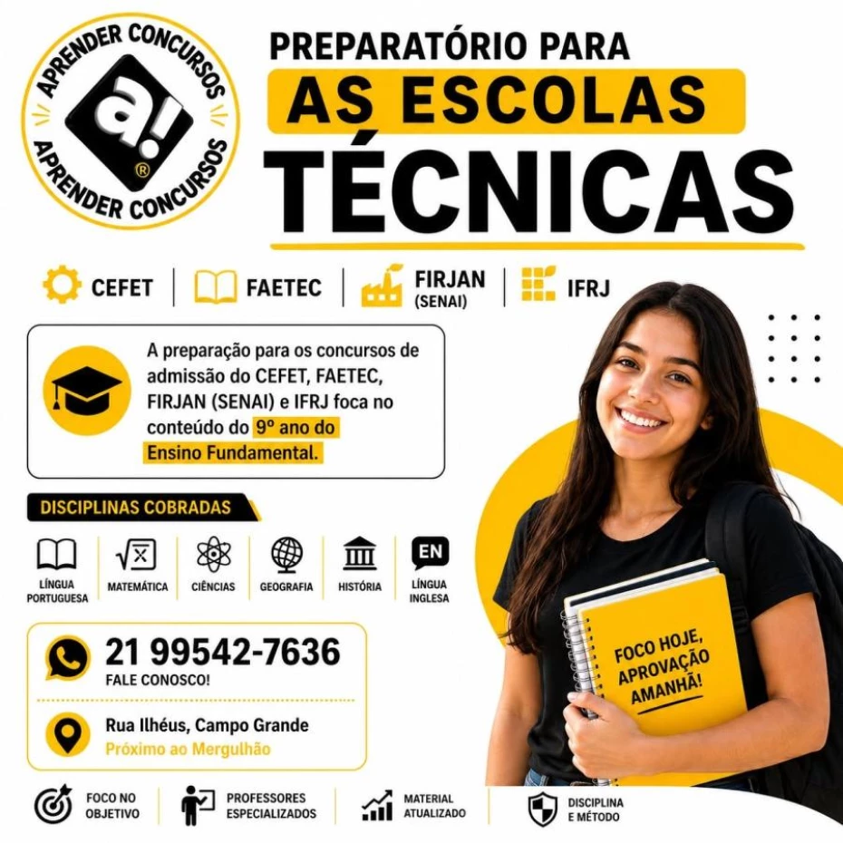 Foto 8:  — Aprender Concursos  -   Reforço Escolar 