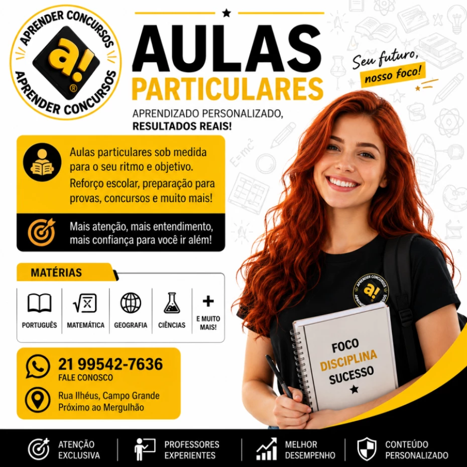 Foto 4:  — Aprender Concursos  -   Reforço Escolar 