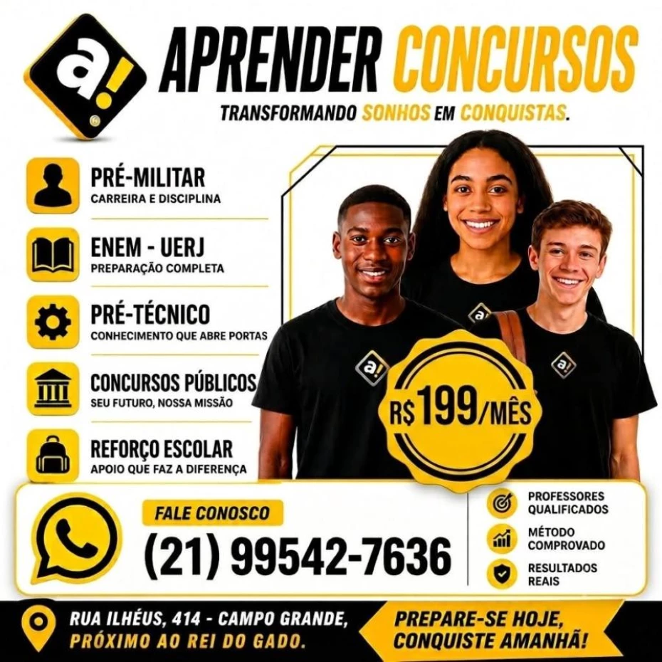 Foto 1:  — Aprender Concursos  -   Reforço Escolar 