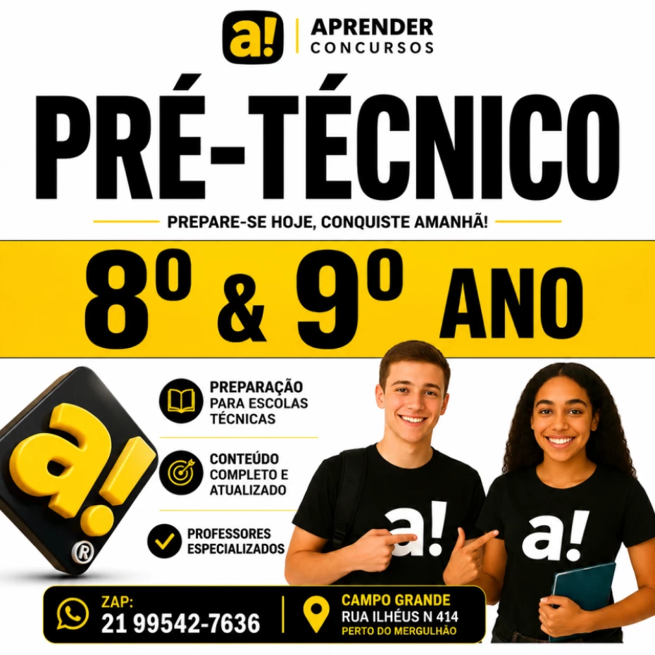 Foto 8:  — Aprender Concursos  -   Reforço Escolar 