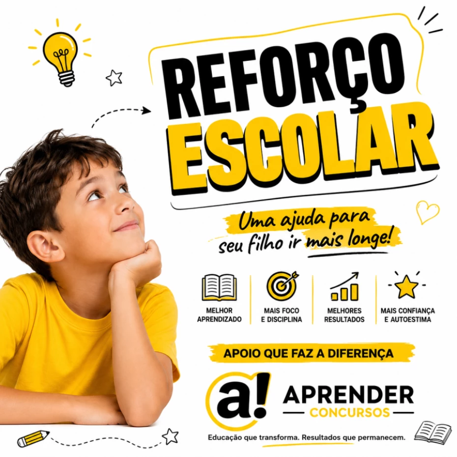 Foto 7:  — Aprender Concursos  -   Reforço Escolar 