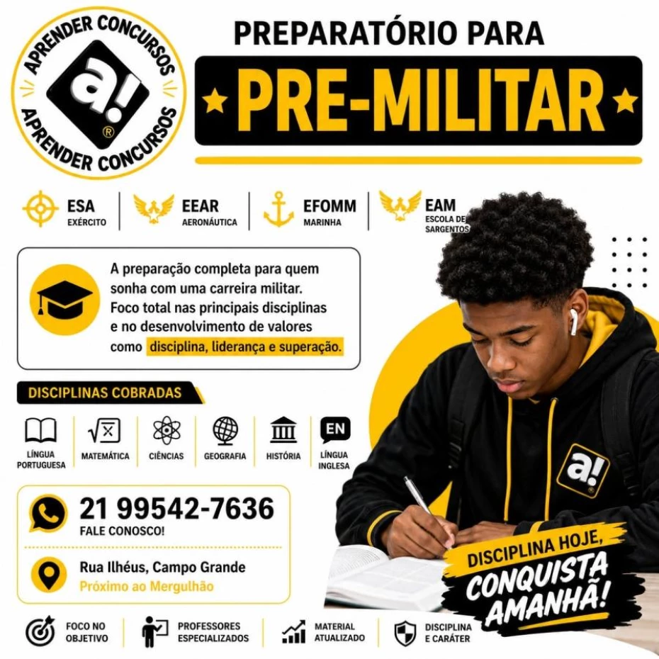 Foto 3:  — Aprender Concursos  -   Reforço Escolar 