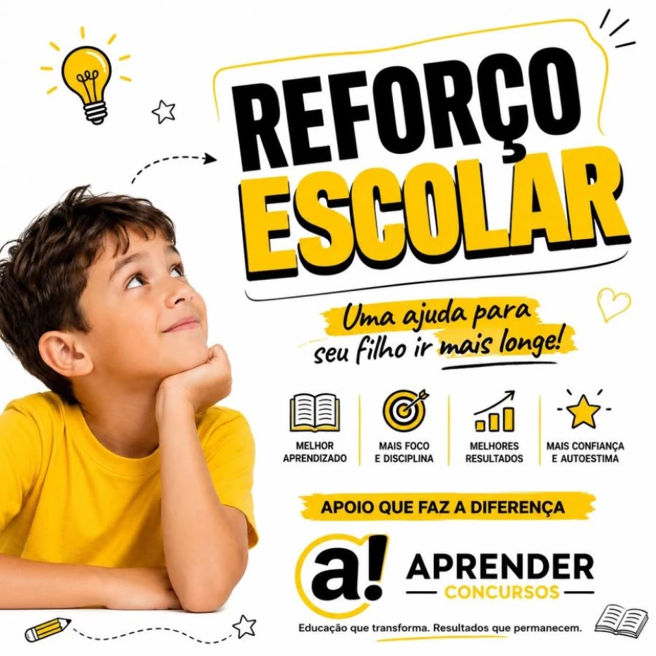 Foto 2:  — Aprender Concursos  -   Reforço Escolar 