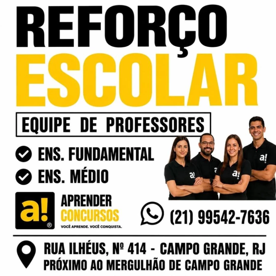 Foto 4:  — Aprender Concursos  -   Reforço Escolar 
