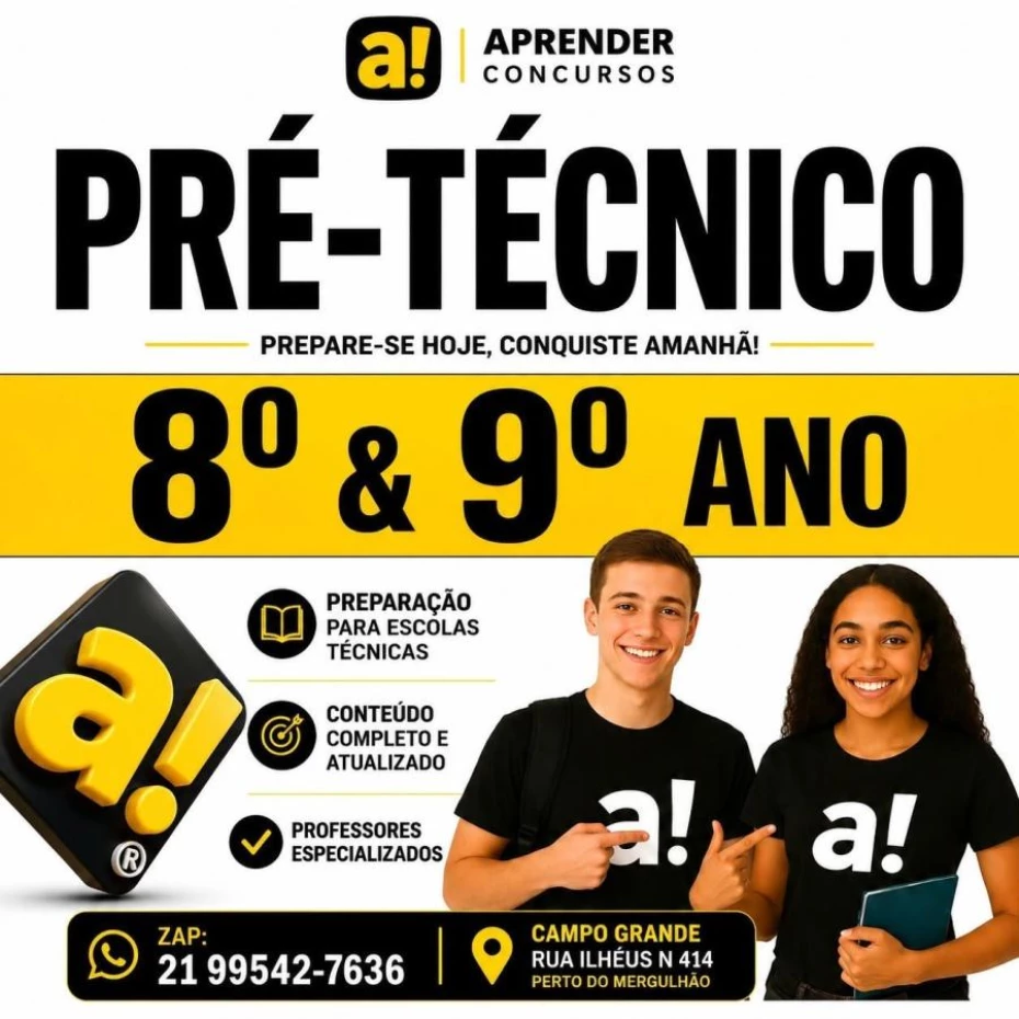 Foto 3:  — Aprender Concursos  -   Reforço Escolar 