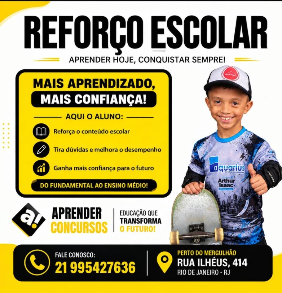 Foto 5:  — Aprender Concursos  -   Reforço Escolar 
