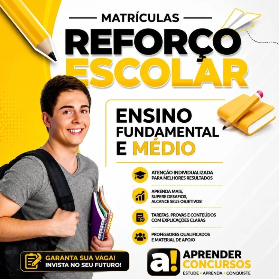 Foto 2:  — Aprender Concursos  -   Reforço Escolar 