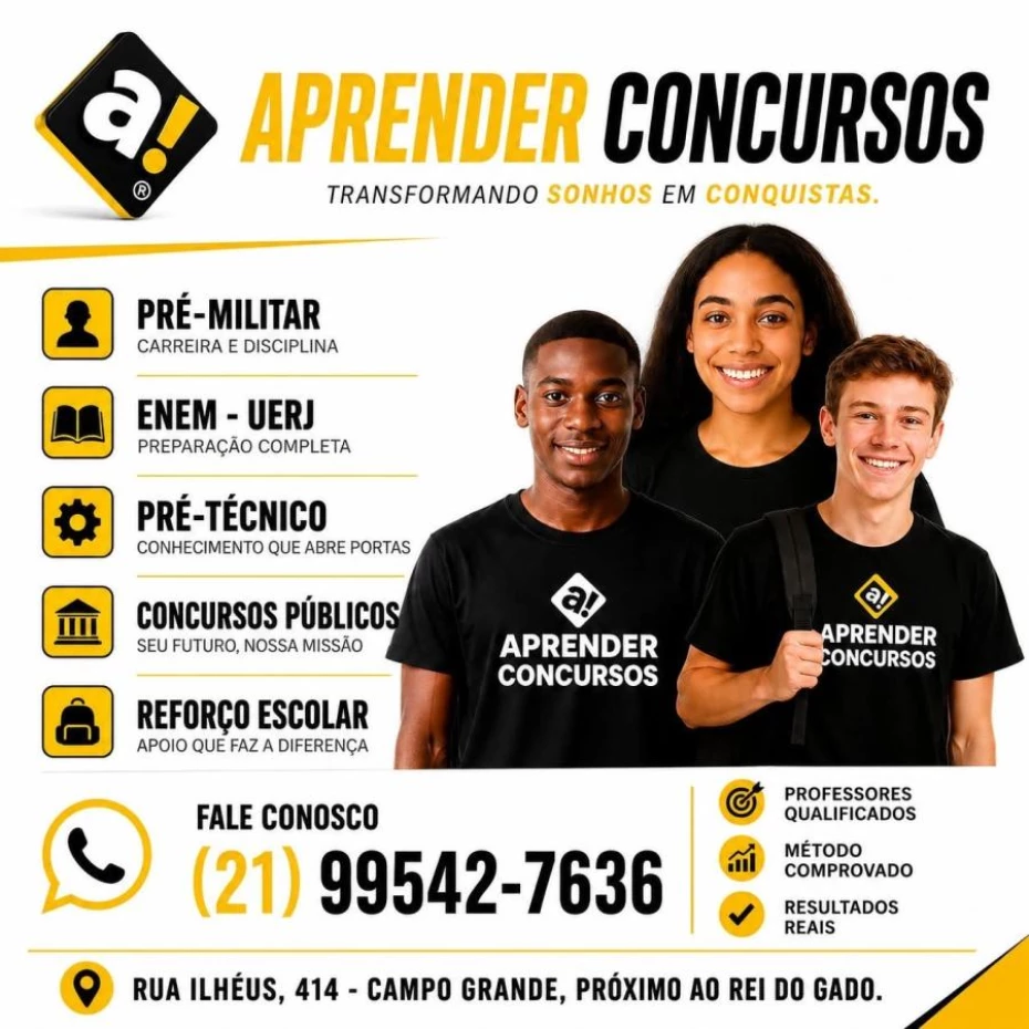 Foto 4:  — Aprender Concursos  -   Reforço Escolar 
