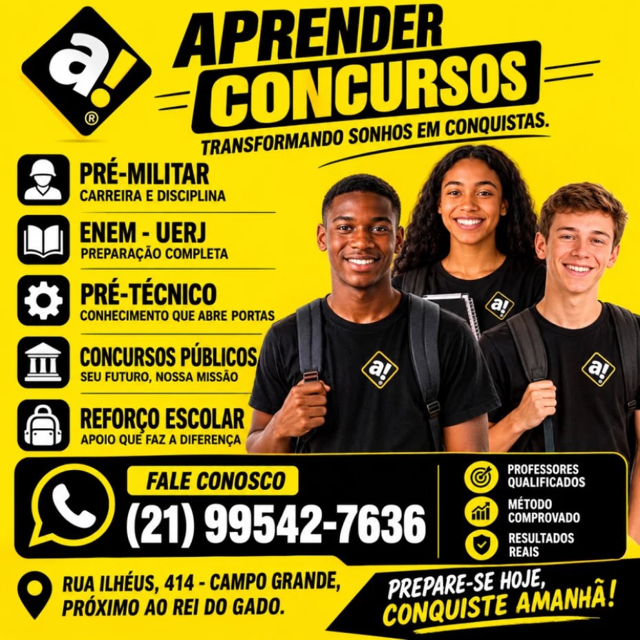 Foto 3:  — Aprender Concursos  -   Reforço Escolar 