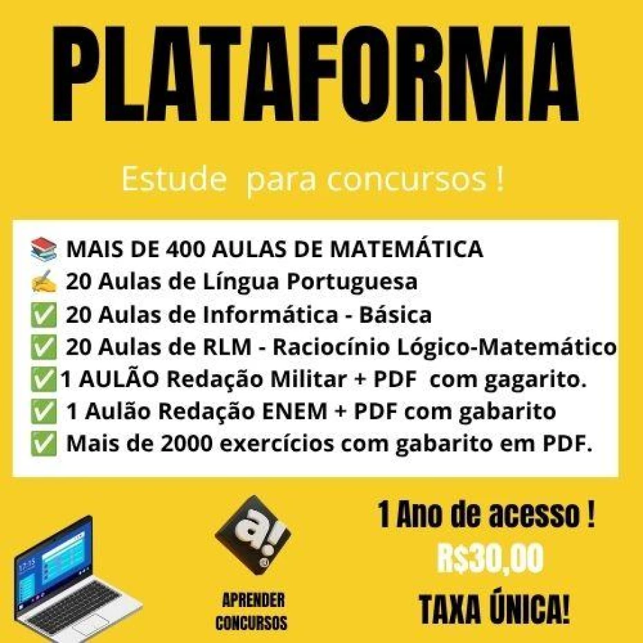 Foto 9:  — Aprender Concursos  -   Reforço Escolar 