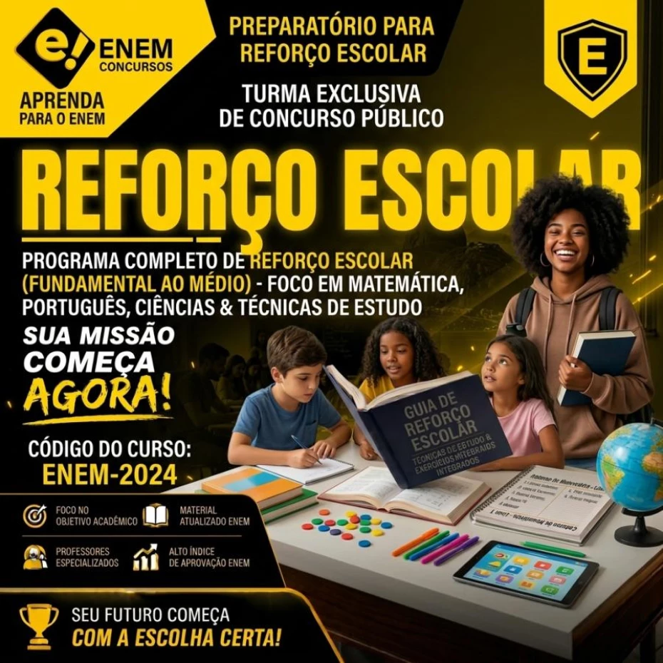 Foto 3:  — Aprender Concursos  -   Reforço Escolar 