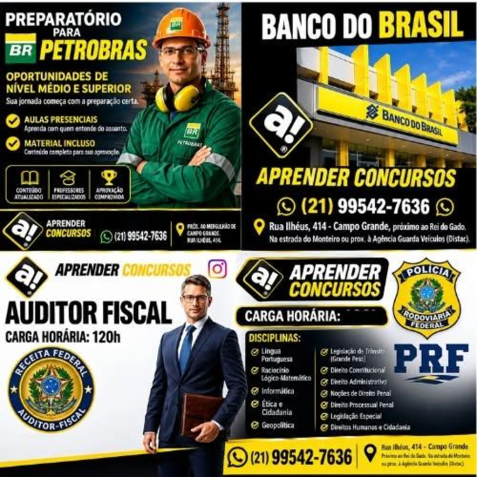 Foto 7:  — Aprender Concursos  -   Reforço Escolar 